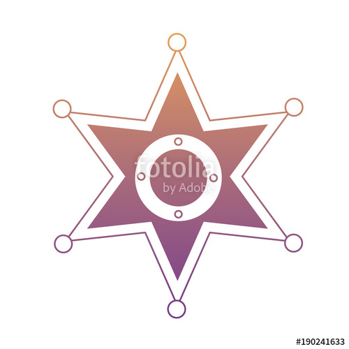 500x500 Sheriff Star Icon Image Stock Image And Royalty Free Vector