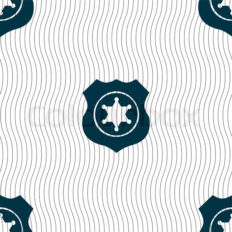 800x800 Sheriff, Star Icon Sign Seamless Stock Vector Colourbox