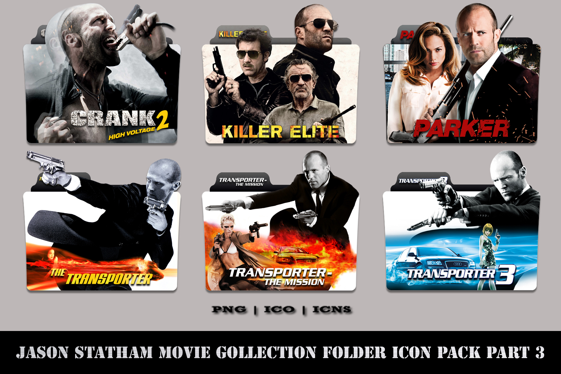 1800x1200 Jason Statham Movie Collection Folder Icon Pack