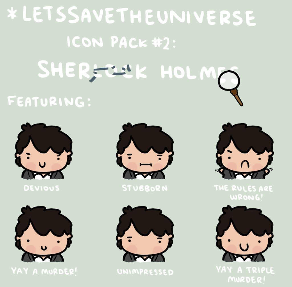 1024x1008 Sherlock Holmes Icon Pack