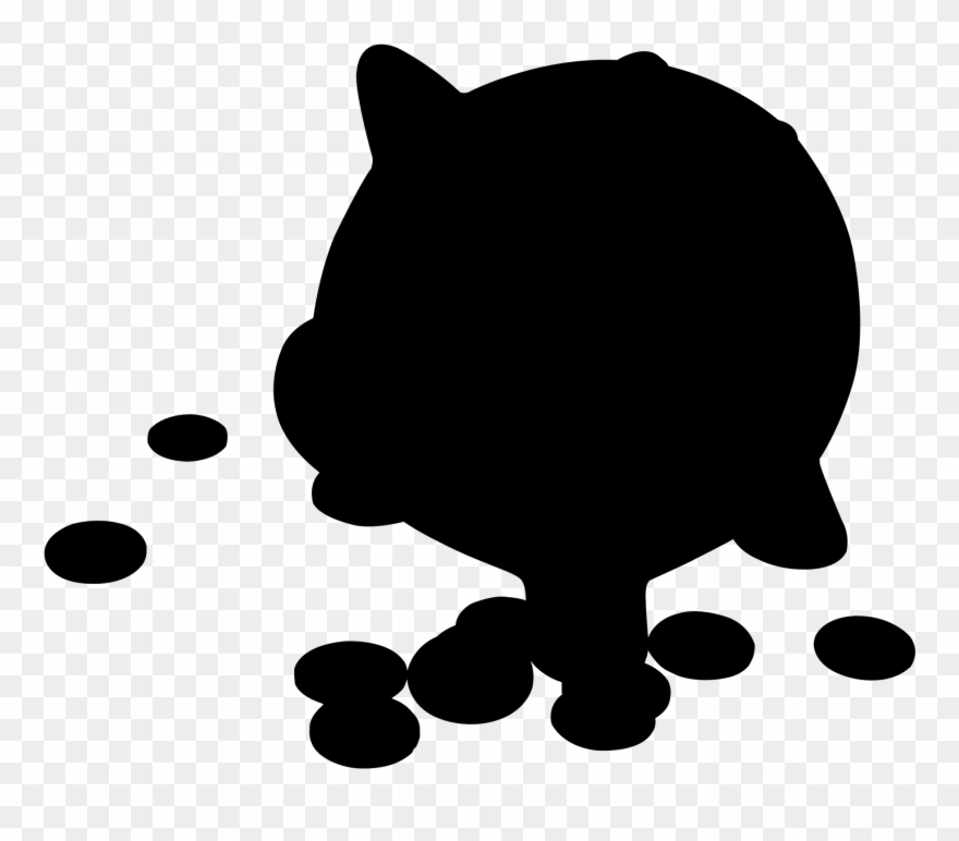 880x772 Real Estate Icon Piggy Bank Silhouette Money Bag Silhouette