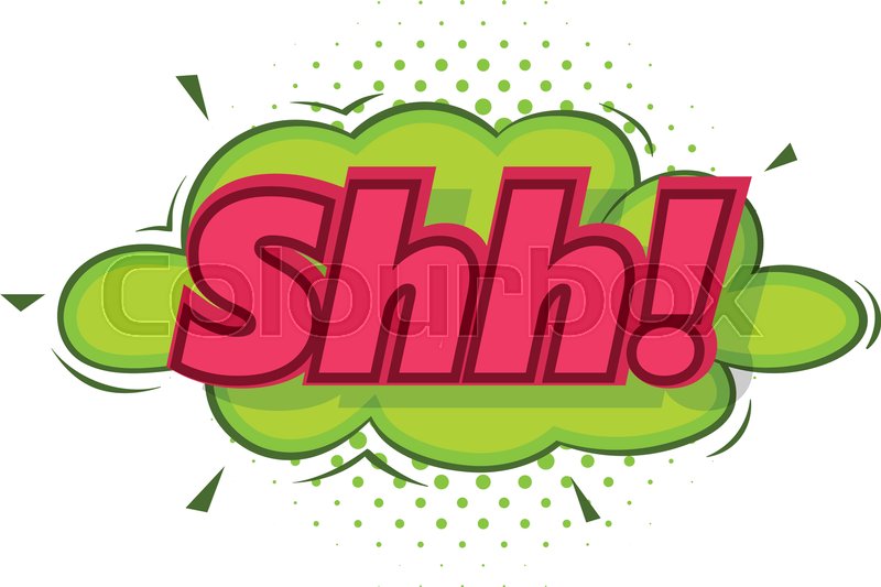 800x533 Shh Sound Effect Icon Pop Art Stock Vector Colourbox