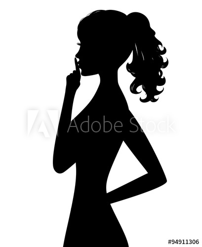 409x500 Huge Collection Of 'shh Silhouette' Download More Than Images