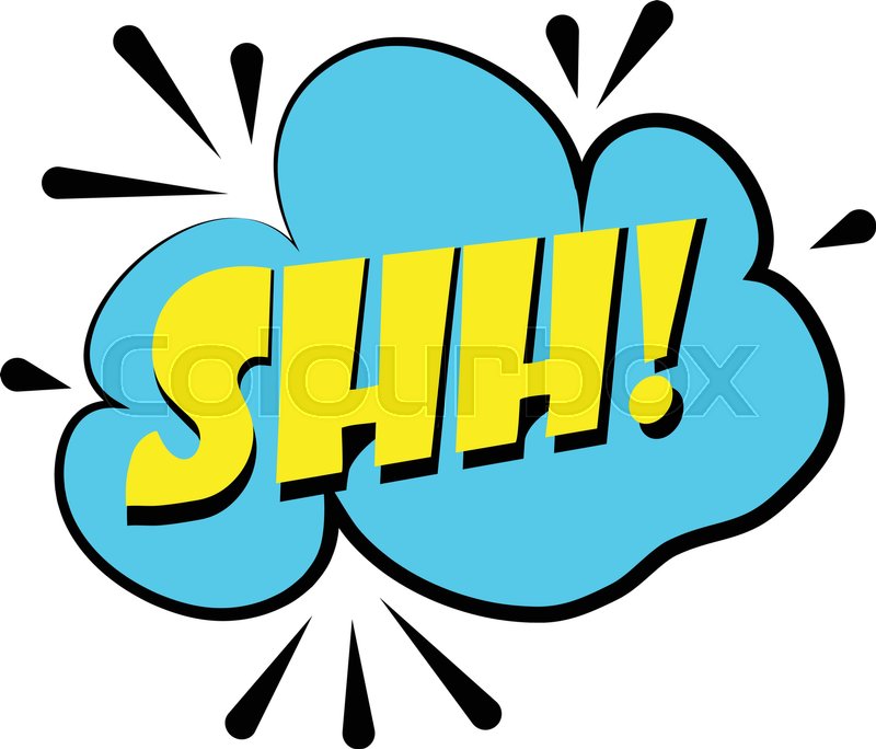 800x684 Shh Sound Effect Icon Cartoon Stock Vector Colourbox