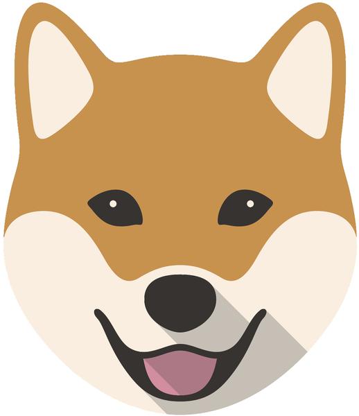 Shiba Inu Icon at Vectorified.com | Collection of Shiba Inu Icon free ...