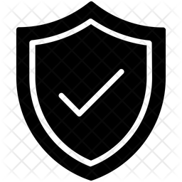 256x256 Security Shield Icon Of Glyph Style