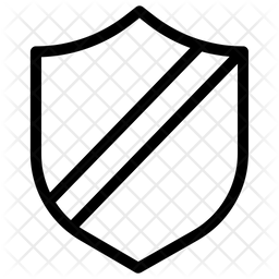 256x256 Shield Icon Of Line Style