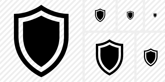 580x290 Shield Icon Symbol Black Professional Stock Icon And Free Sets