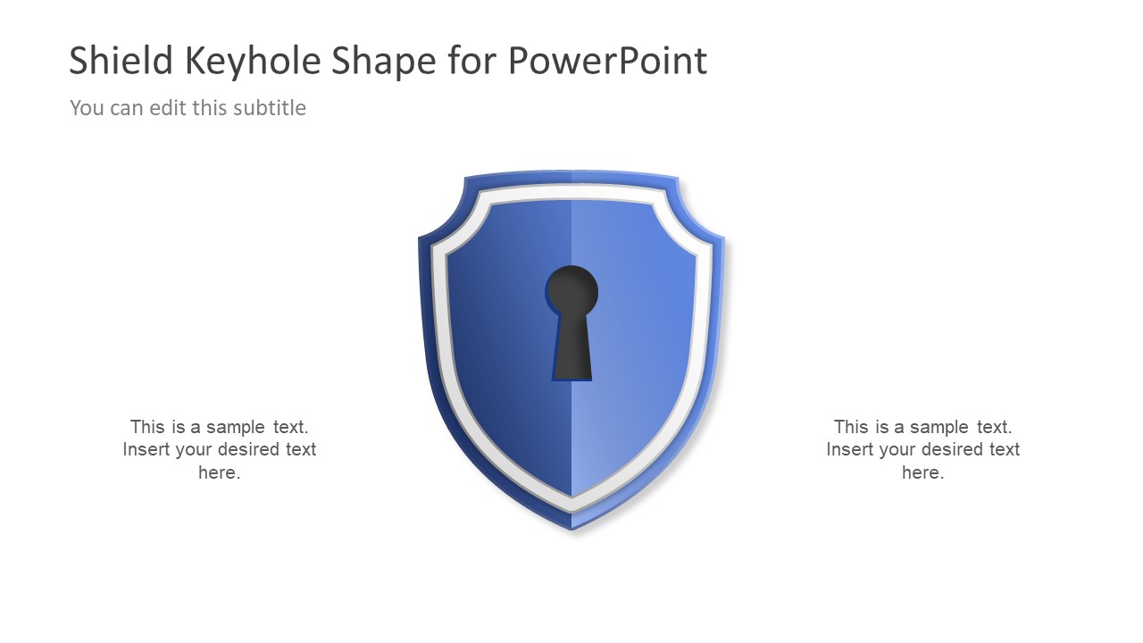 1280x720 Shield Keyhole Diagram Concept For Powerpoint