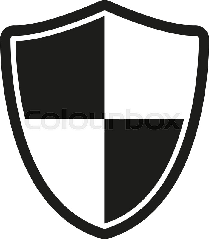 700x800 The Shield Icon Security And Safety, Stock Vector Colourbox