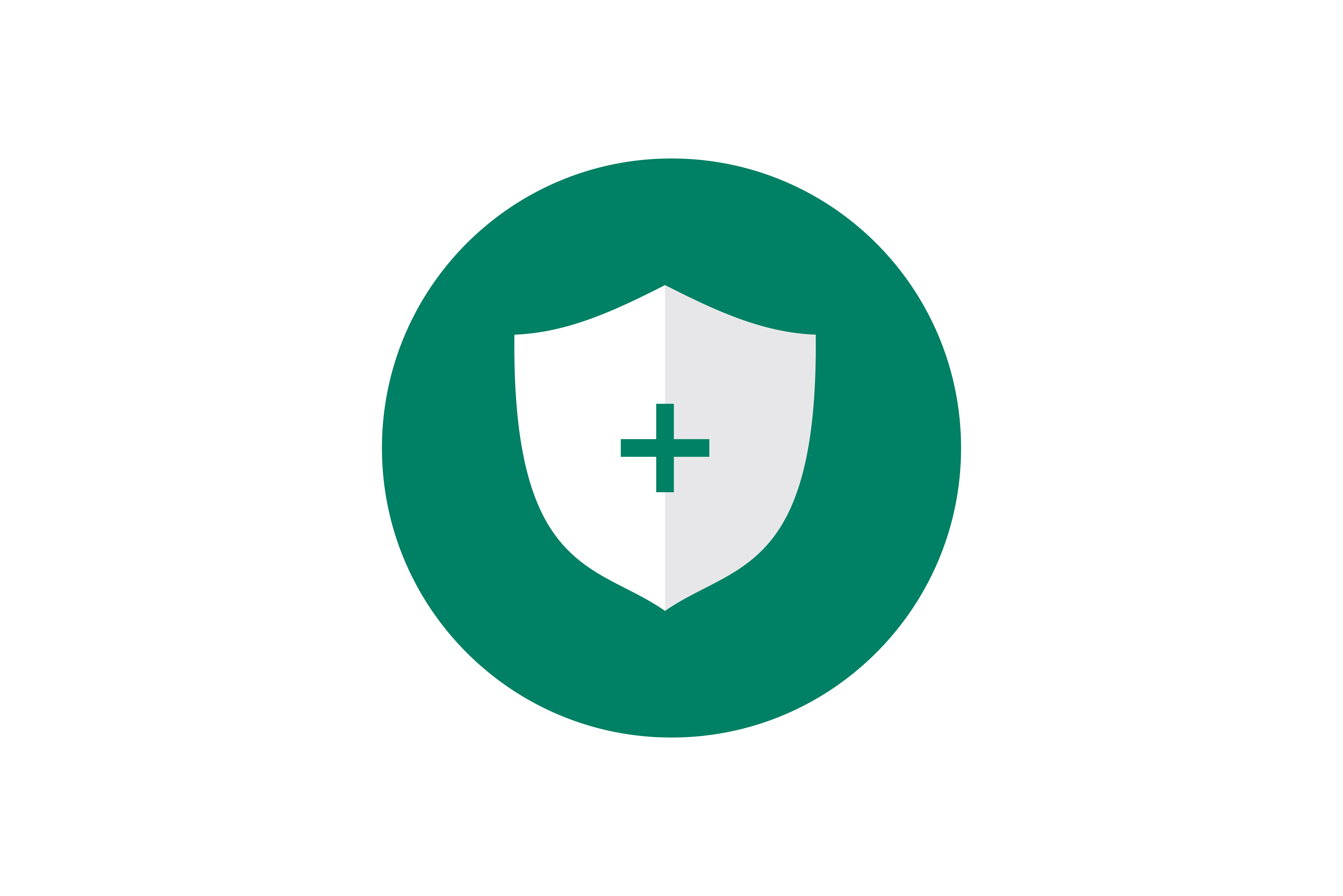 5800x3870 Medical Shield Icon Graphic