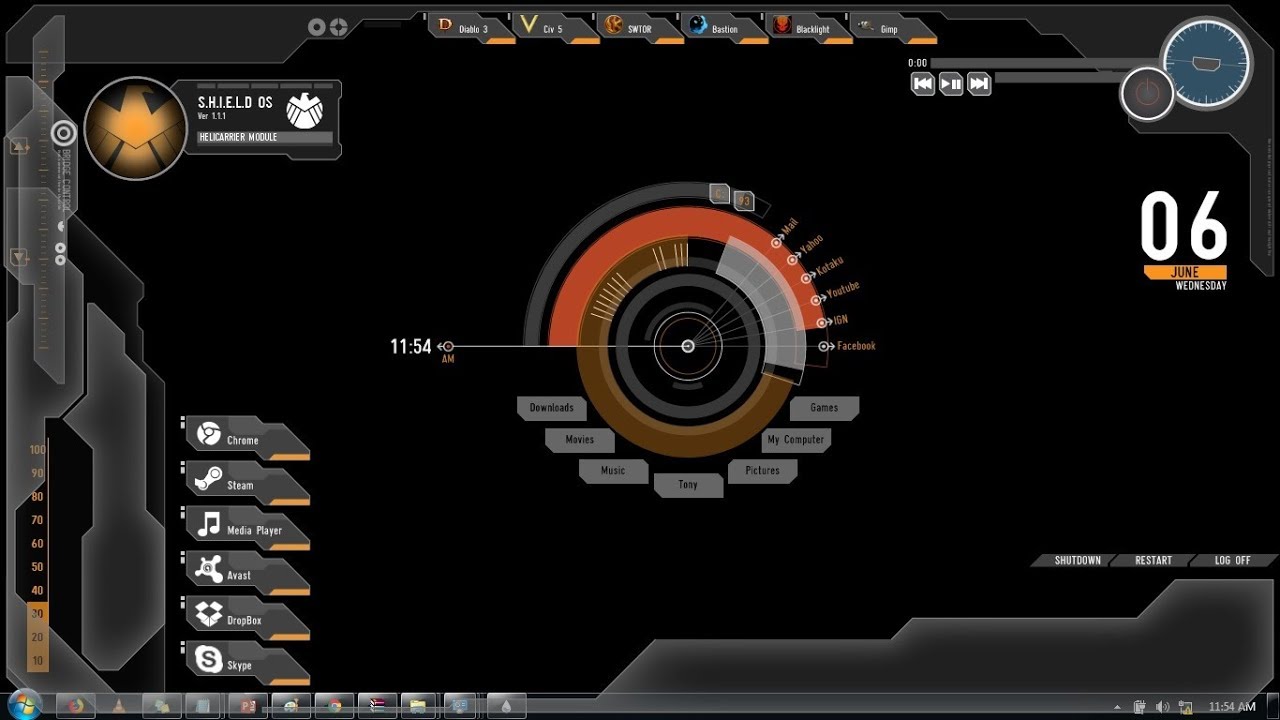1280x720 How To Set Avenger Shield Theme For Your Desktop On Windows