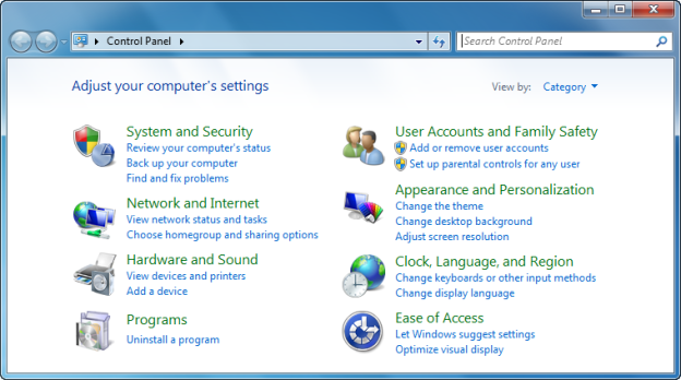 624x348 Meet The Control Panel In Windows In Windows