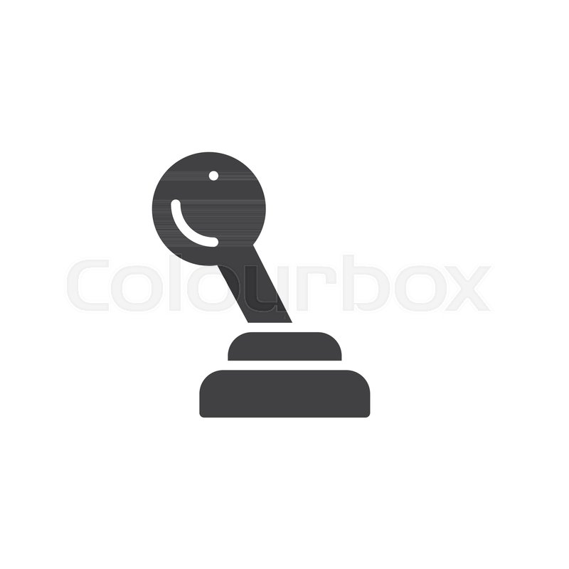 800x800 Gear Shift Icon Vector, Filled Flat Stock Vector Colourbox