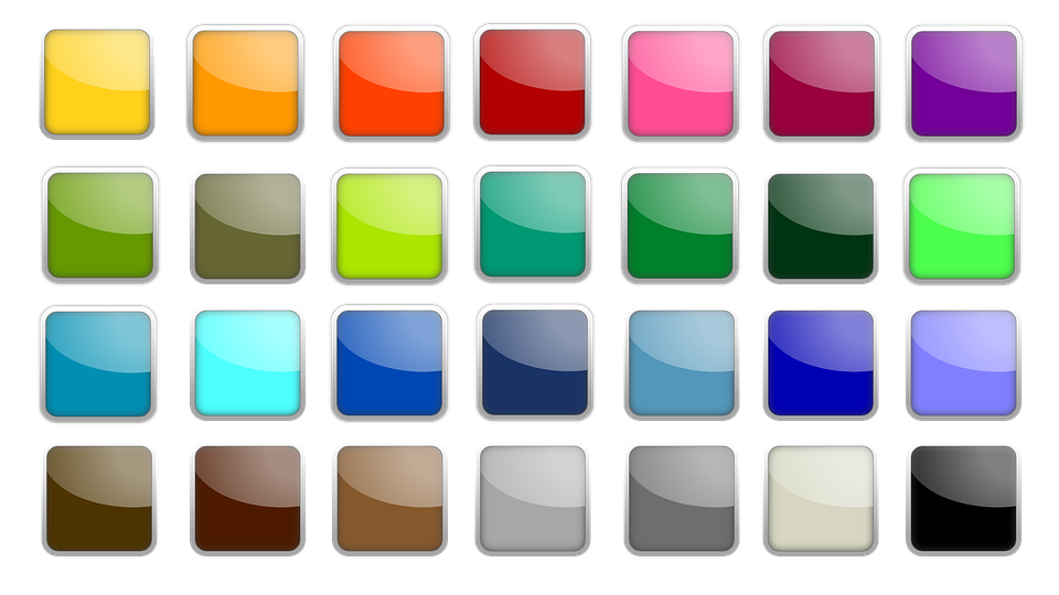960x540 Free Photo Shiny Icon Button Colorful Square Edge