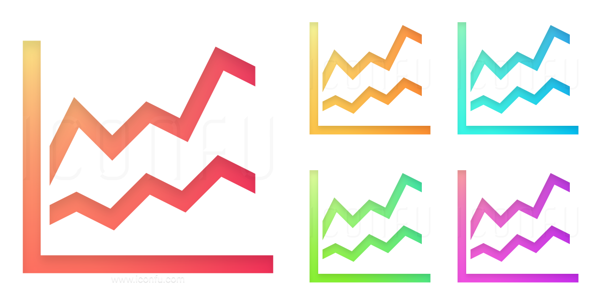 1200x600 Chart Line Icon