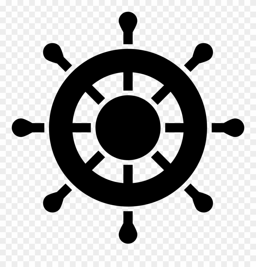 880x920 Ship Wheel Filled Icon