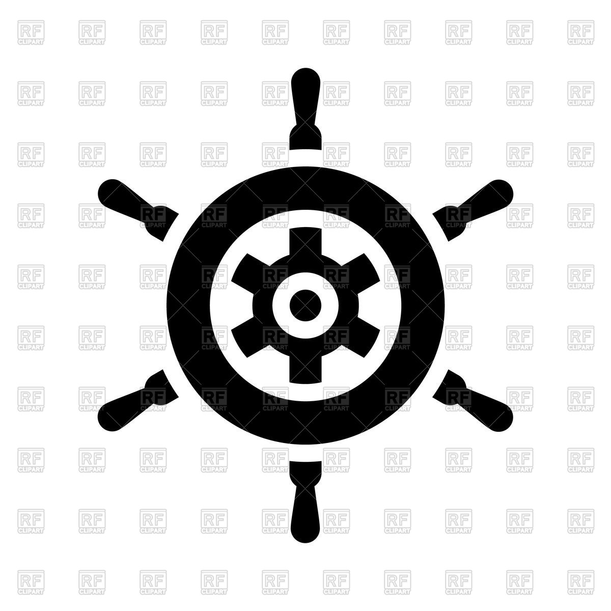 1200x1200 Ship Wheel Icon Vector Image Of Icons And Emblems