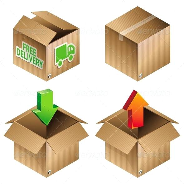 590x590 Shipping Box Icon Vector Icons Of Boxes Freakingawesome