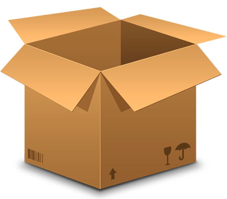 450x393 Shipping Box Icon
