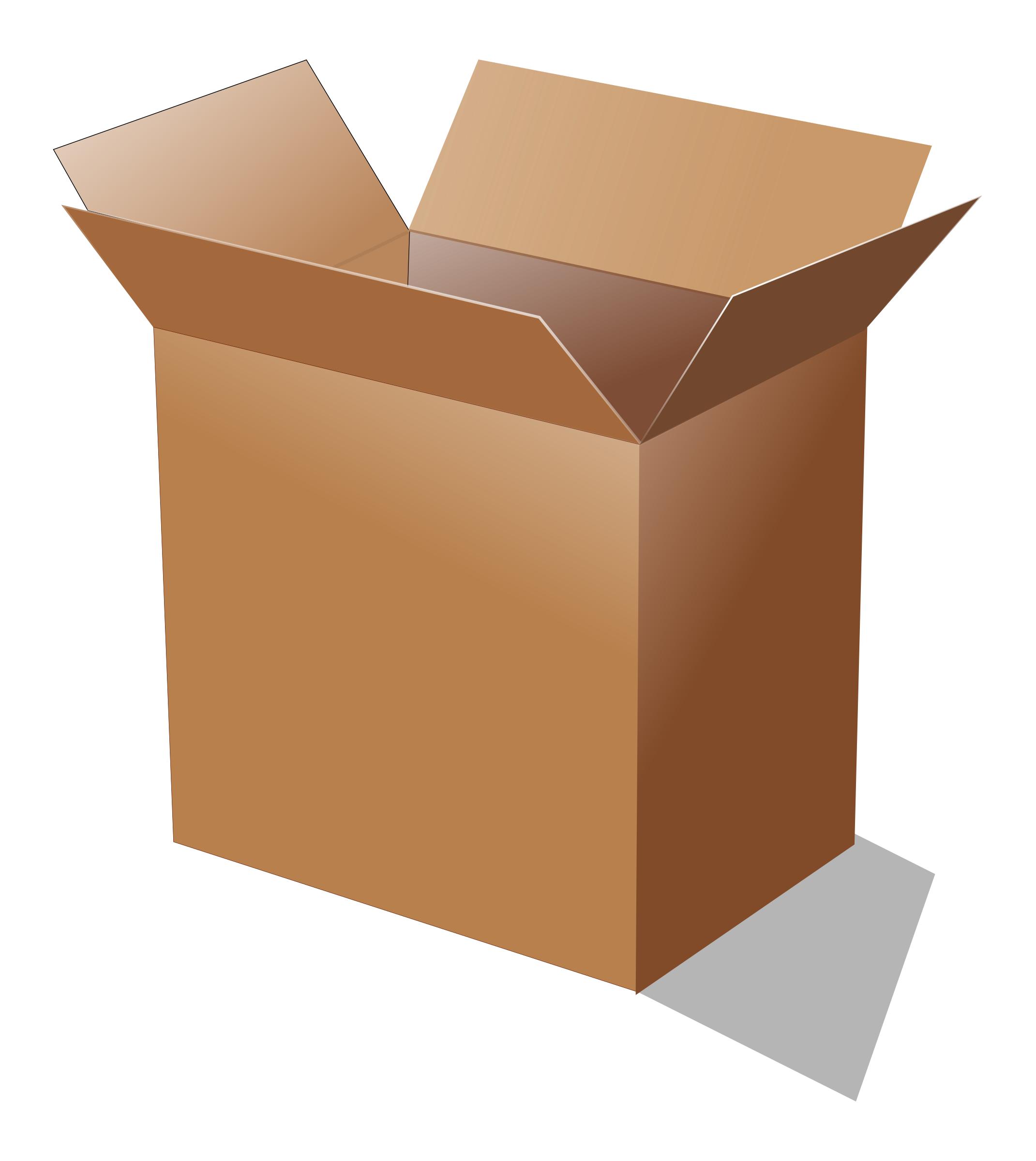 2141x2400 Open Cardboard Box Icons Png