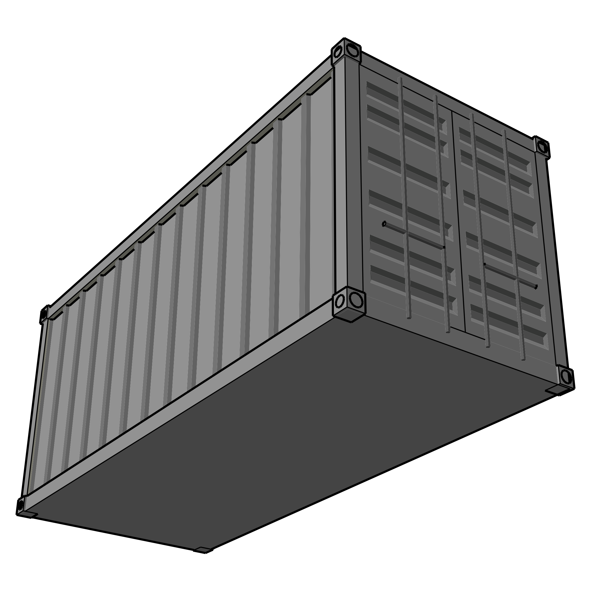 2400x2400 Cantocore Shipping Container Icons Png