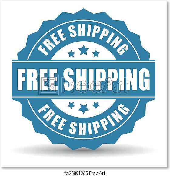 561x581 Free Art Print Of Free Shipping Icon Free Shipping Icon On White
