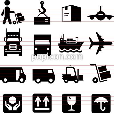 400x396 Shipping Icons