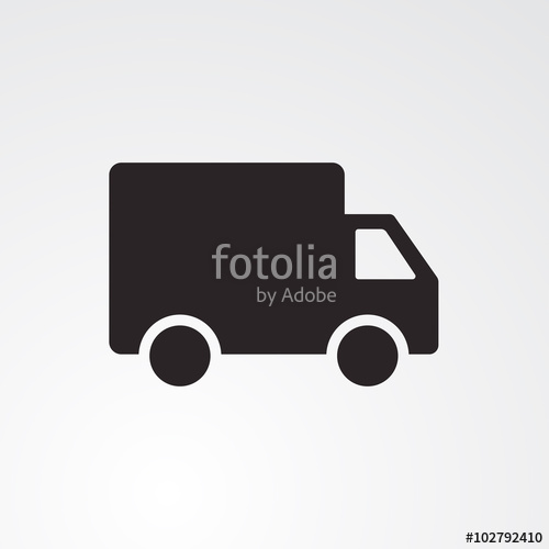 500x500 Truck, Delivery, Shipping Icon Stock Image And Royalty Free
