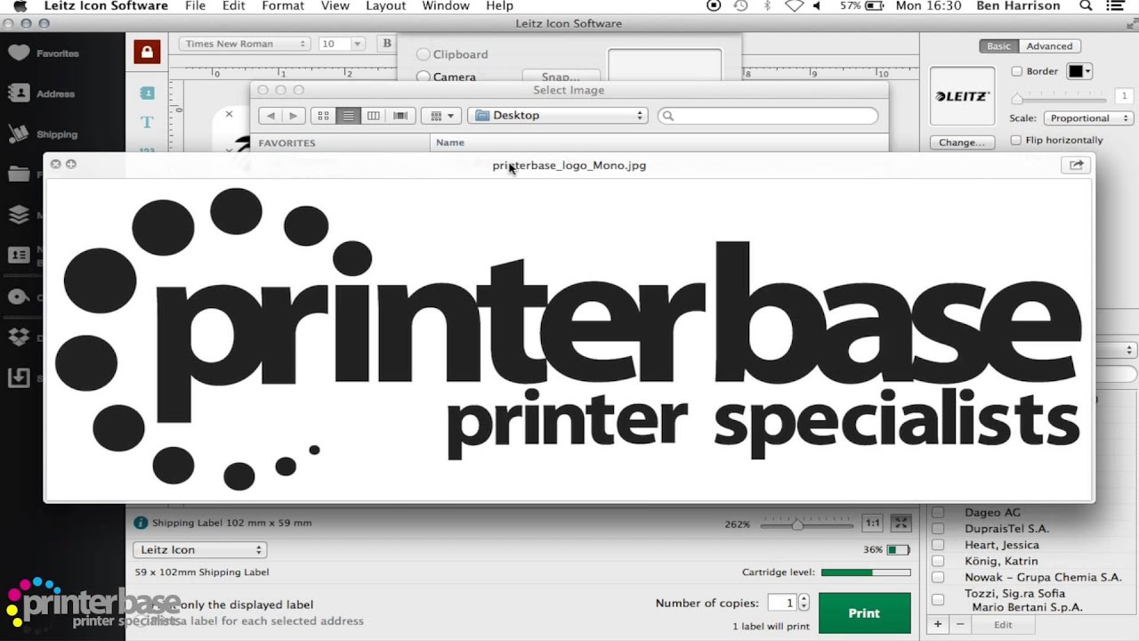 1280x720 Leitz Icon Label Printer Software Demo