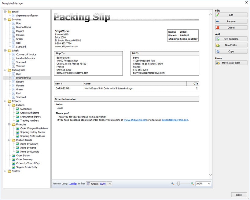 818x655 Create Shipping Label, Print Shipping Labels