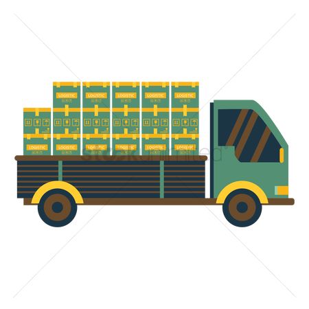 450x450 Free Shipping Truck Icon Stock Vectors Stockunlimited