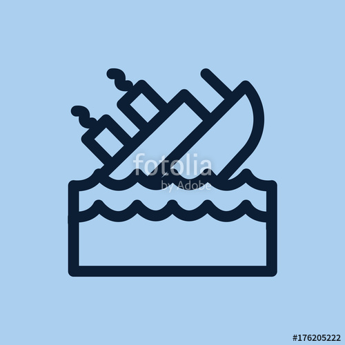 500x500 Shipwreck Icon Stock Image And Royalty Free Vector
