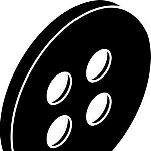 300x300 Red Button Icon Cartoon Style Vector Hoodamathrun