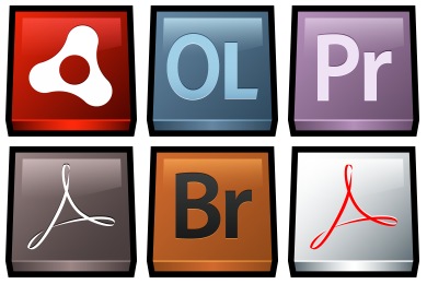 390x260 Gloss Adobe Iconset