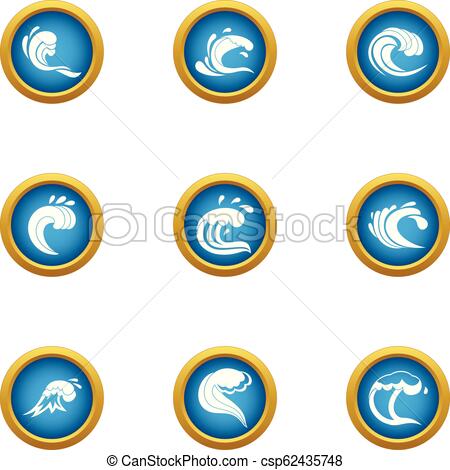 450x470 Shockwave Icons Set, Flat Style Shockwave Icons Set Flat Set