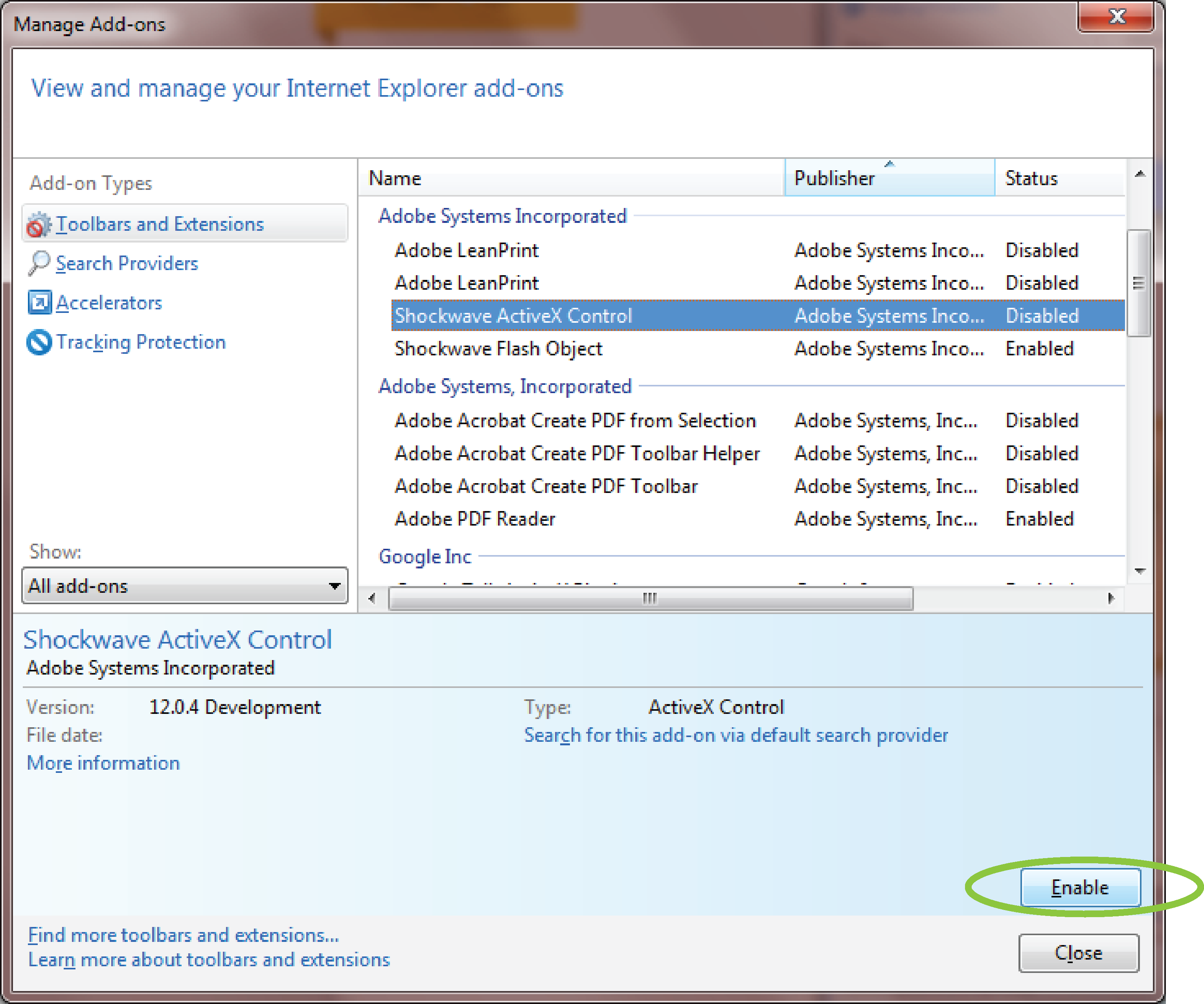 3063x2554 Enable Adobe Shockwave Player In Internet Explorer And Firefox