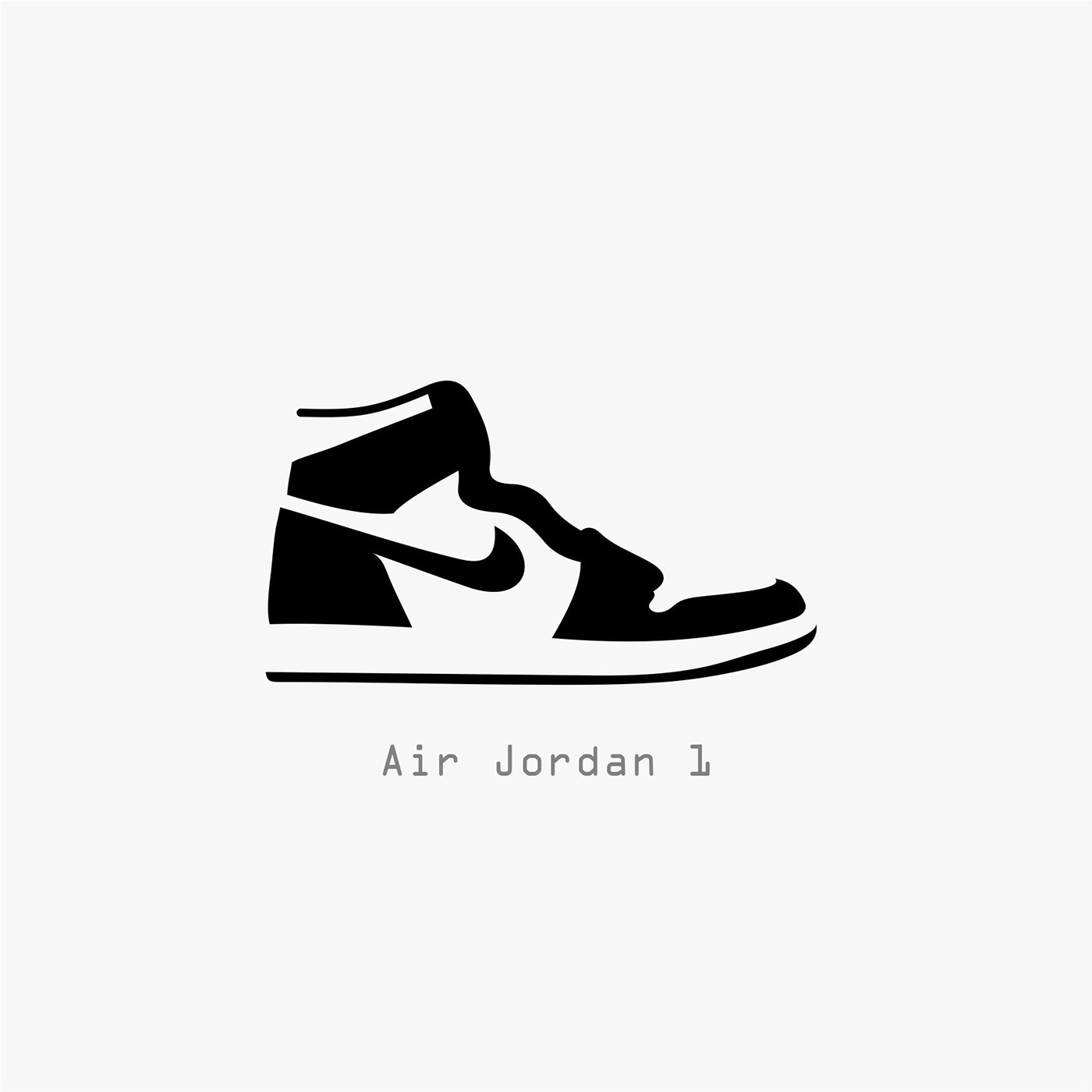 1400x1400 Minimal Shoe Icons On Pantone Canvas Gallery
