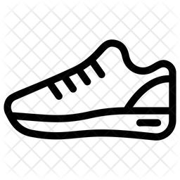 256x256 Sports Shoe Icon Of Line Style