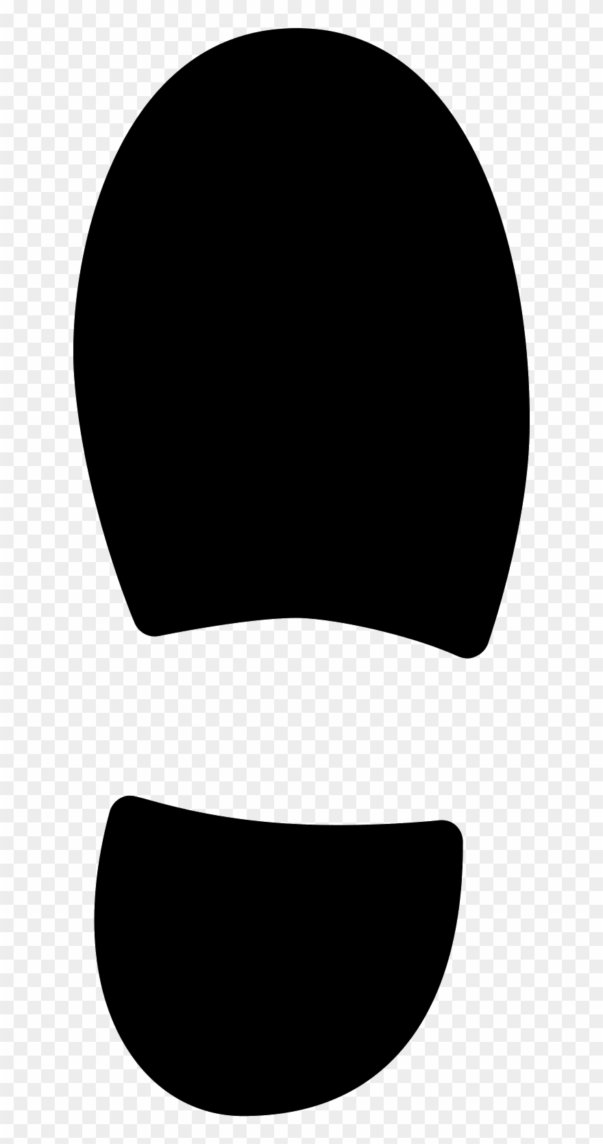 880x1669 The Icon Is A Right Shoe Print Clipart