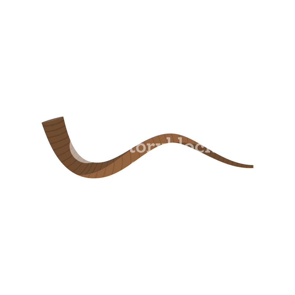 1000x1000 Shofar Icon In Flat Design Rosh Hashana Holiday Concept Royalty