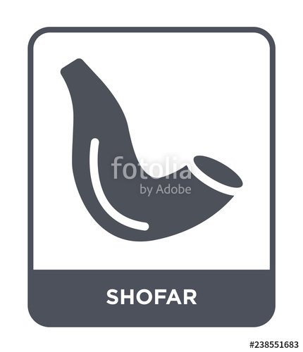 430x500 Shofar Icon Vector Stock Image And Royalty Free Vector