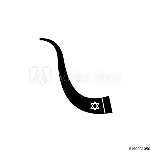 500x500 Shofar Icon Element Of Religious Culture Icon Premium Quality