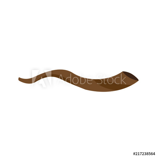500x500 Isolated Shofar Icon