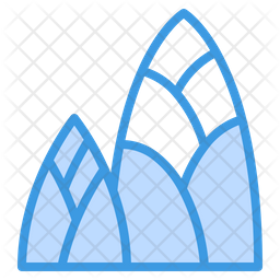 256x256 Bamboo Shoot Icon Of Colored Outline Style