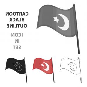 300x300 Flag Of Turkey Icon In Cartoon Style Isolated On Vector Newwaysys