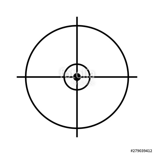 73 Crosshair icon images at Vectorified.com