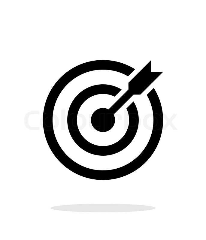 686x800 Successful Shoot Darts Target Aim Stock Vector Colourbox