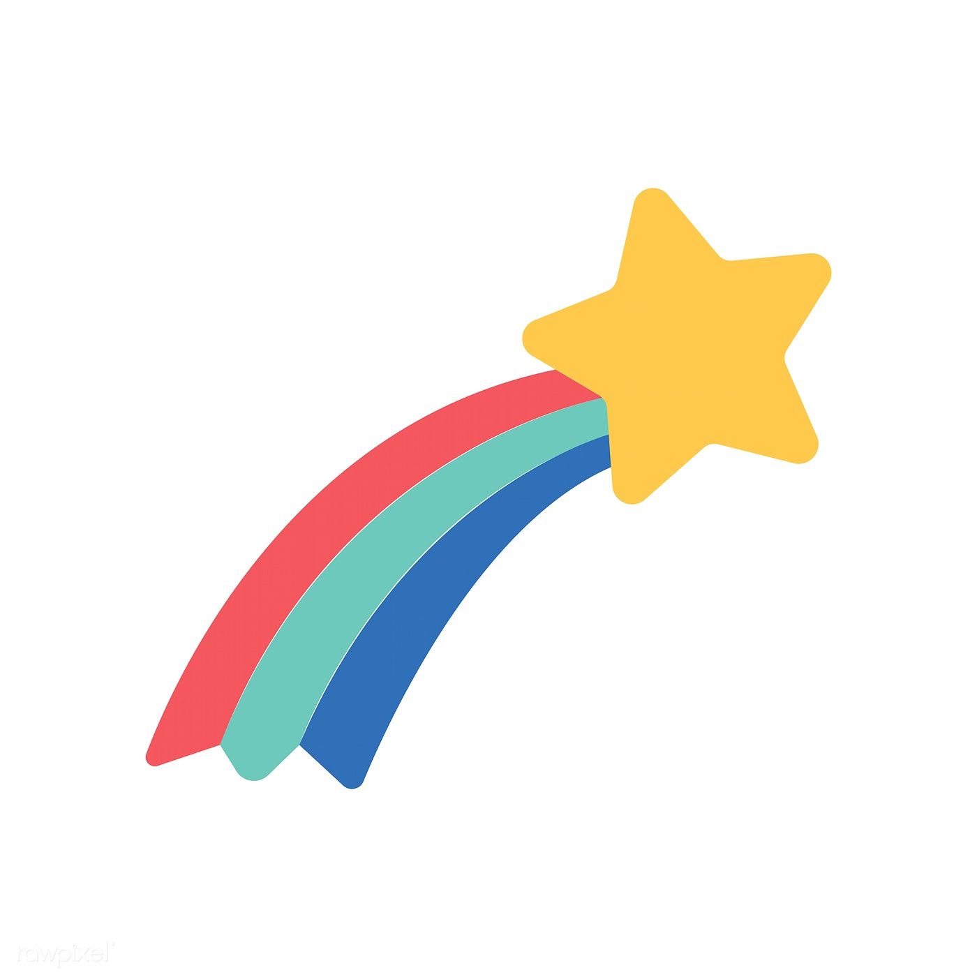 1400x1400 Illustration Of Shooting Star Icon Free Image