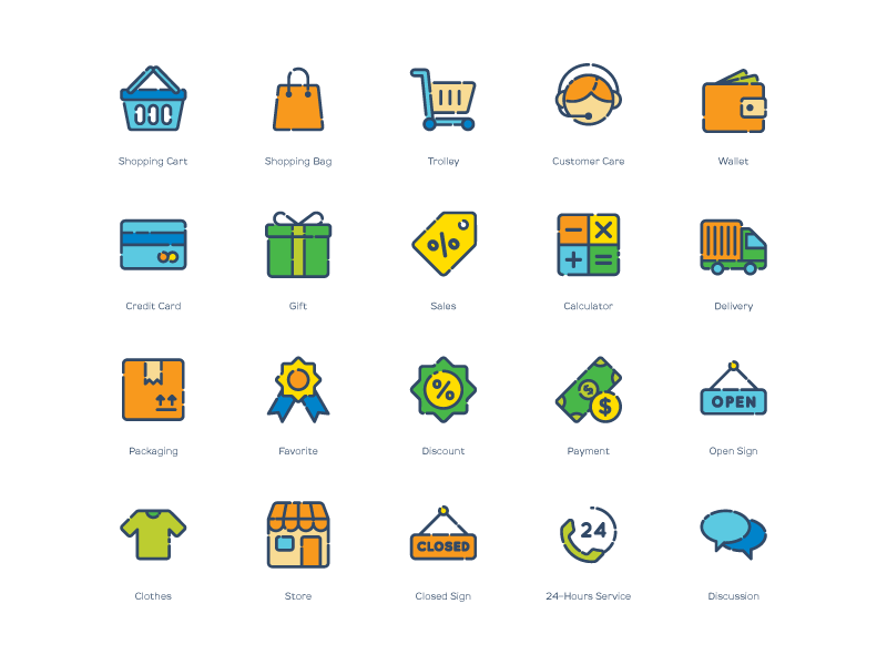 800x600 Free Shopping Icons